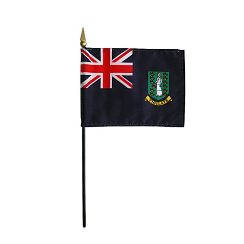 British Virgin Islands Desk Flag