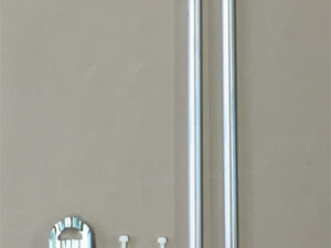 Aluminum 3/4″ X 6′ 2 Piece Flagpole Kit with Ball, Style 22B