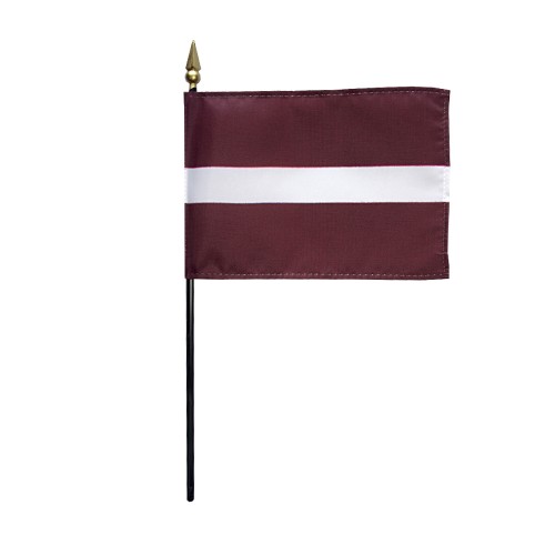 Latvia Desk Flag