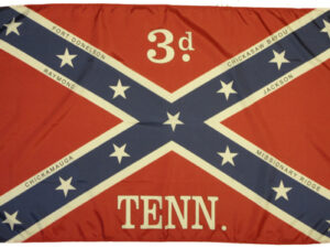 3rd Tennessee Inf Reg 1862 Dyed Nylon Flag, 3′ X 5′