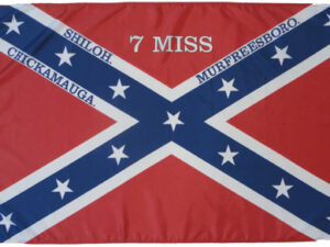 7th Mississippi Infantry Regiment, Nylon 3′ X 5′