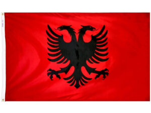 Albania Flag, Nylon All Styles