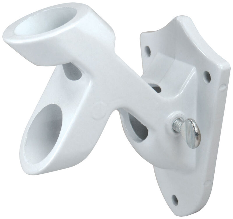 Aluminum 2 Way Bracket White