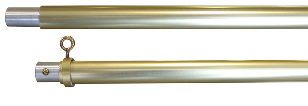 Annin Deluxe Aluminum Flagpole Gold