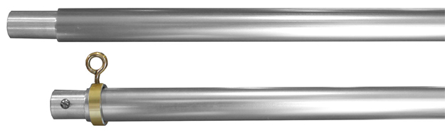 Annin Deluxe Aluminum Flagpole Silver