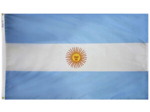 Argentina Flag, Nylon All Styles