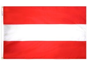 Austria Flag, Nylon All Styles