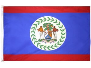 Belize Flag, Nylon All Styles