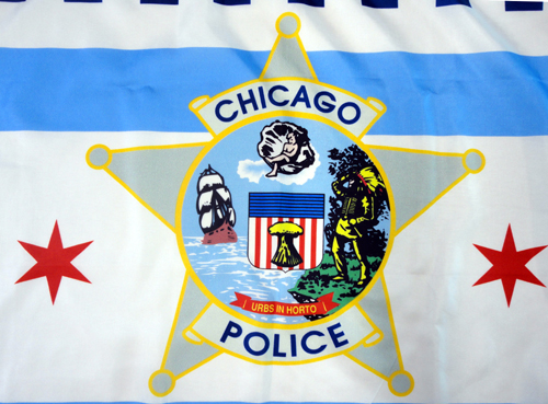 Chicago Police Department Flag Shield
