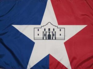 San Antonio Texas Flag, Nylon All Sizes