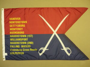 General Custer’s 2nd Personal Guidon 1863, Nylon 3′ X 5′