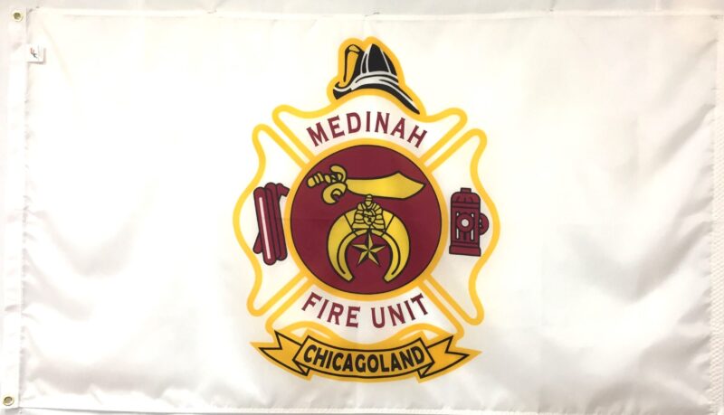 Custom Digital Flag Medinah Fire Unit