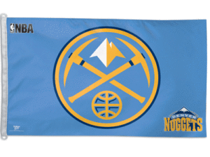Denver Nuggets Flag, Polyester 3′ X 5′