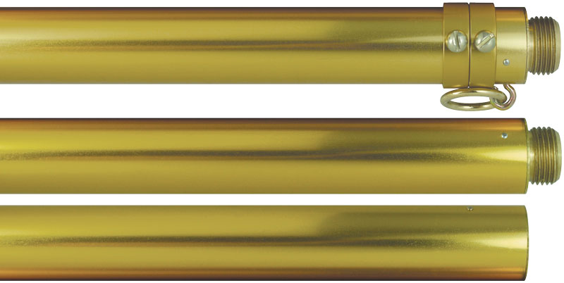 Eder Deluxe Aluminum Flagpole Gold