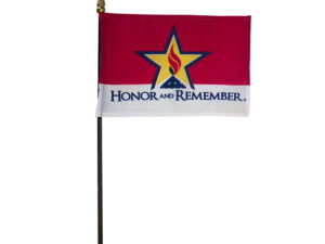 Honor and Remember Desk Flag, 4″ X 6″