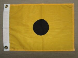 India (I) Code Flag, Nylon Grommets