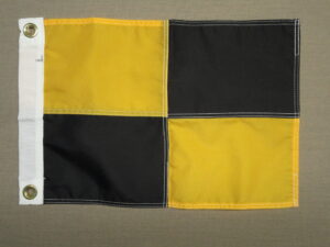 Lima (L) Code Flag, Nylon Grommets