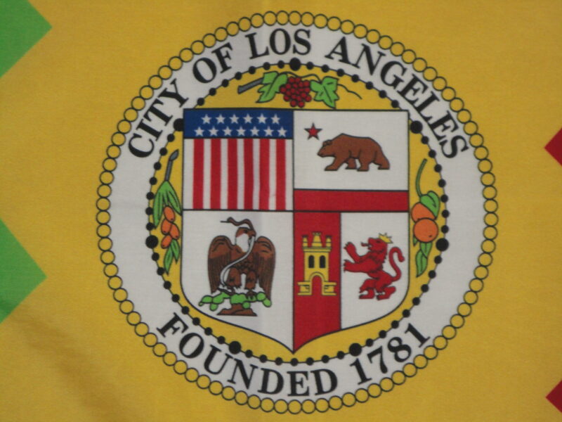 Los Angeles California Flag