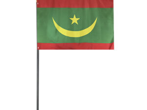 Mauritania Miniature Desk Flag, 4″ X 6″