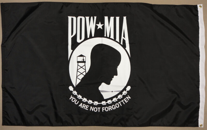 POW MIA Flag Back