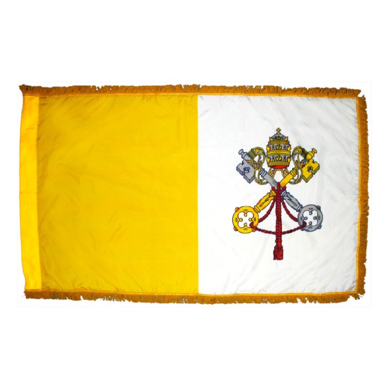 Papal Vatican Flag Fringed