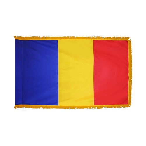 Romania Flag Fringed