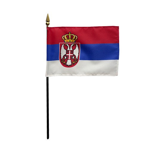 Serbia Desk Flag