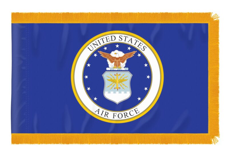 United States Air Force Civilian Flag Fringed