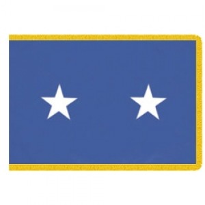 United States Air Force Officer Flag 2 Star Fringed