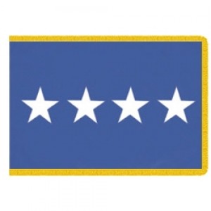 United States Air Force Officer Flag 4 Star Fringed