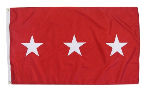 United States Army 3 Star Flag