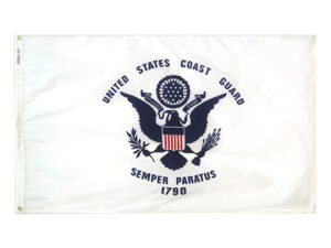 United States Coast Guard Flag, Nylon All Styles