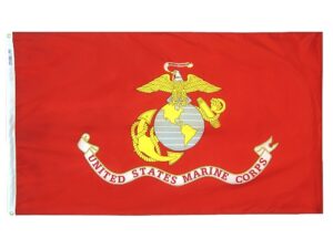 United States Marine Corps Flag, Nylon All Styles