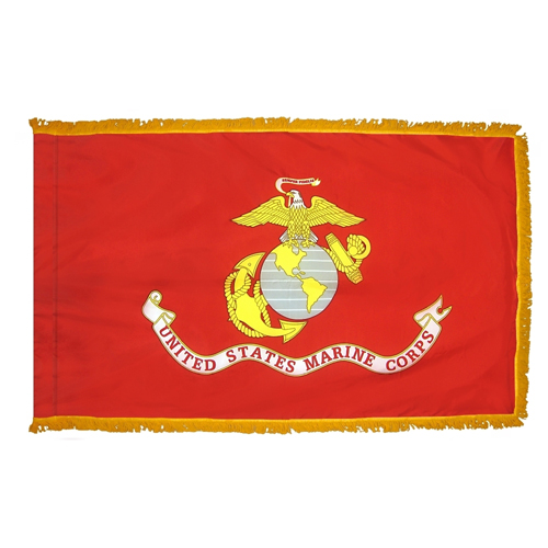 United States Marine Corps Flag Fringed