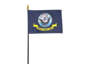 United States Navy Desk Flag, 4″ X 6″