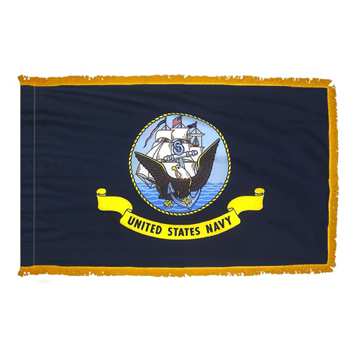 United States Navy Flag Fringed