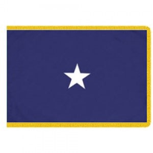 United States Navy Officer Flag 1 Star Flag Fringed