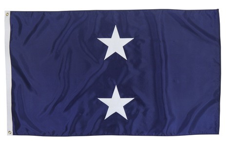 United States Navy Officer Flag 2 Star Flag