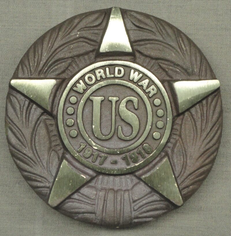 United States WWI Veteran Grave Marker Bronze