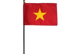 Vietnam Desk Flag, 4″ X 6″