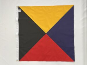 Zulu (Z) Code Flag, Nylon Grommets