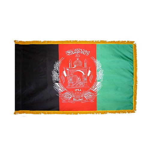 Afghanistan Flag Fringed