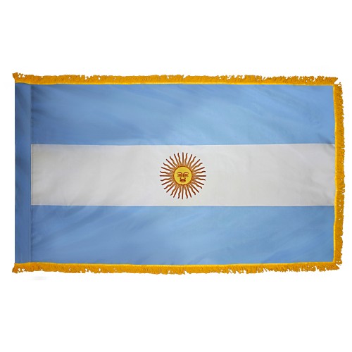 Argentina Flag Fringed