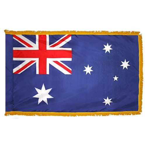 Australia Flag Fringed