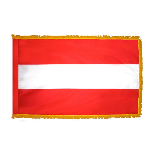 Austria Flag Fringed
