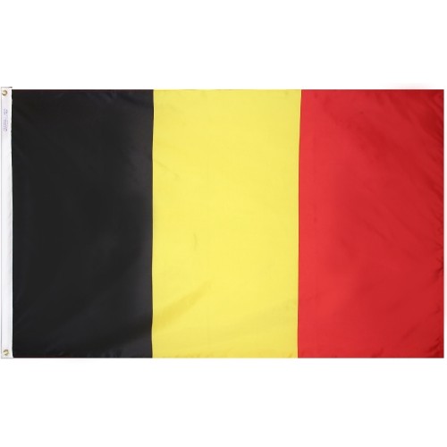 Belgium nylon flag