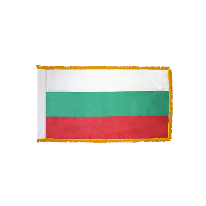 Bulgaria Flag Fringed