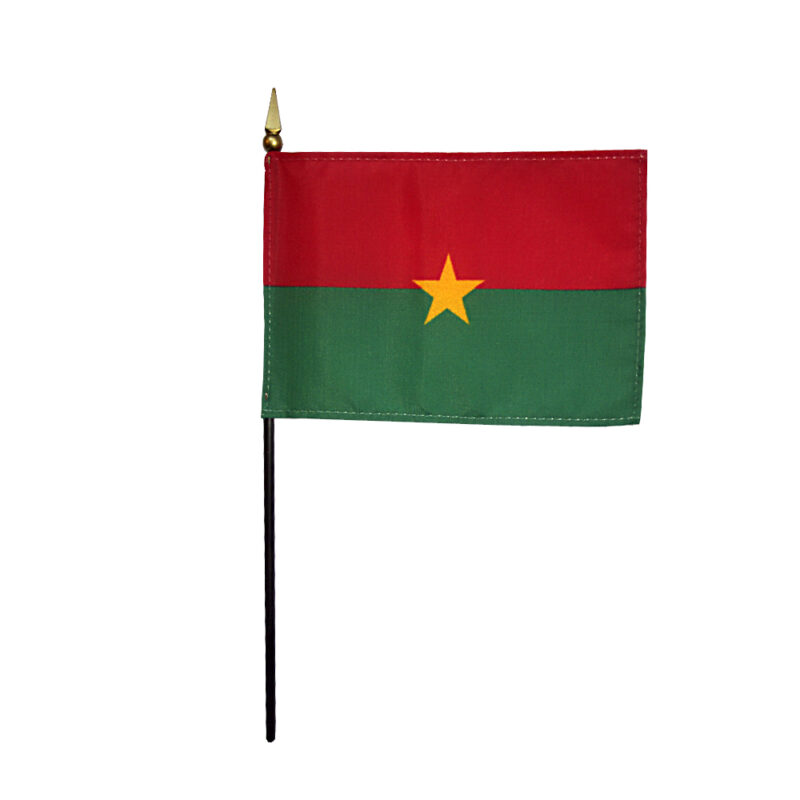 Burkina Faso Desk Flag