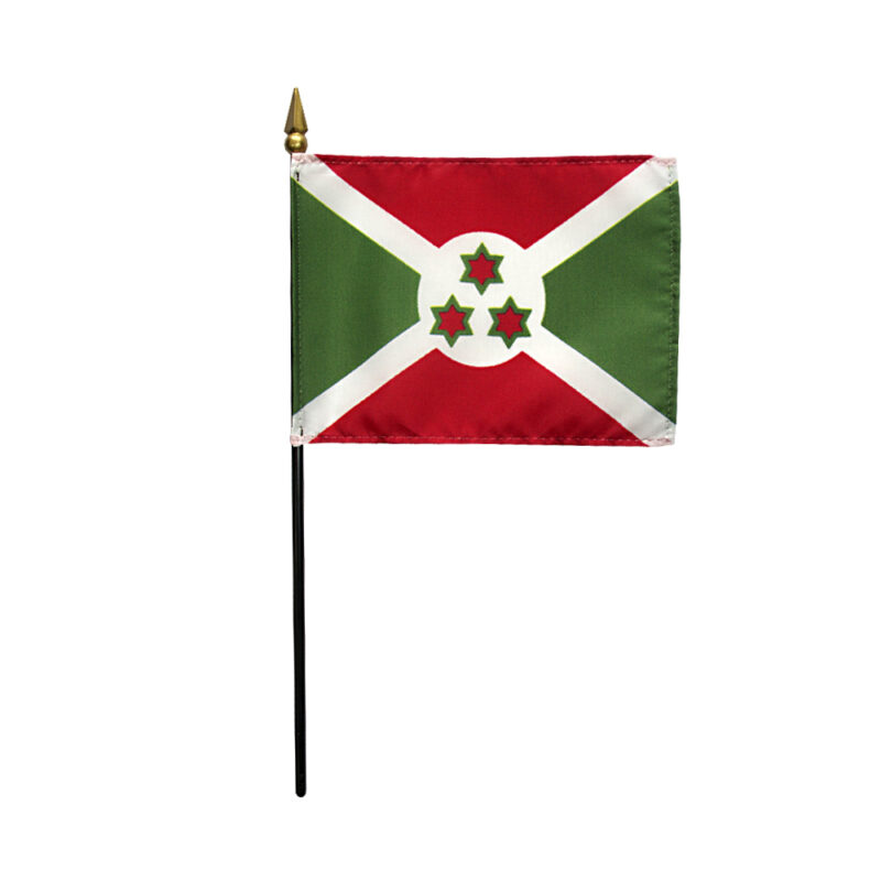 Burundi Desk Flag