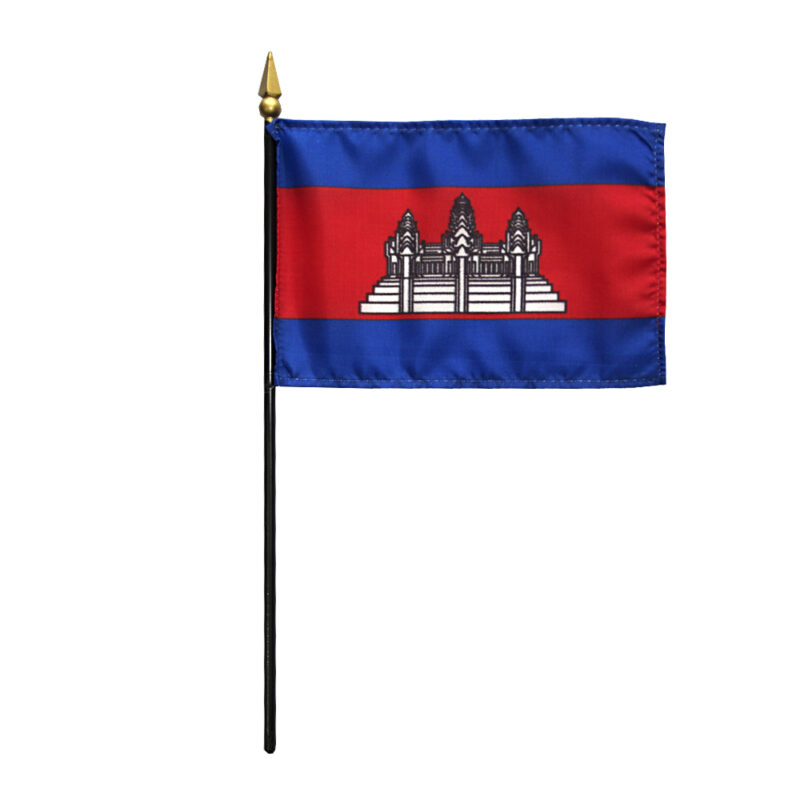 Cambodia Desk Flag